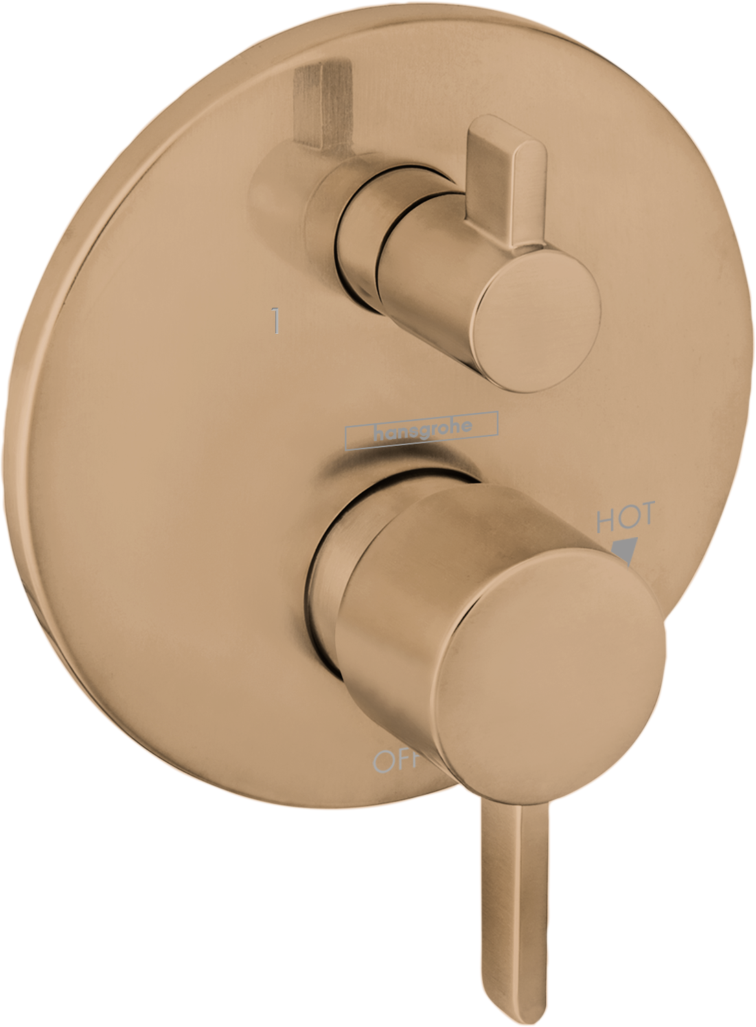 Monomando de ducha S empotrador con regulador de presión balanceada e inversor