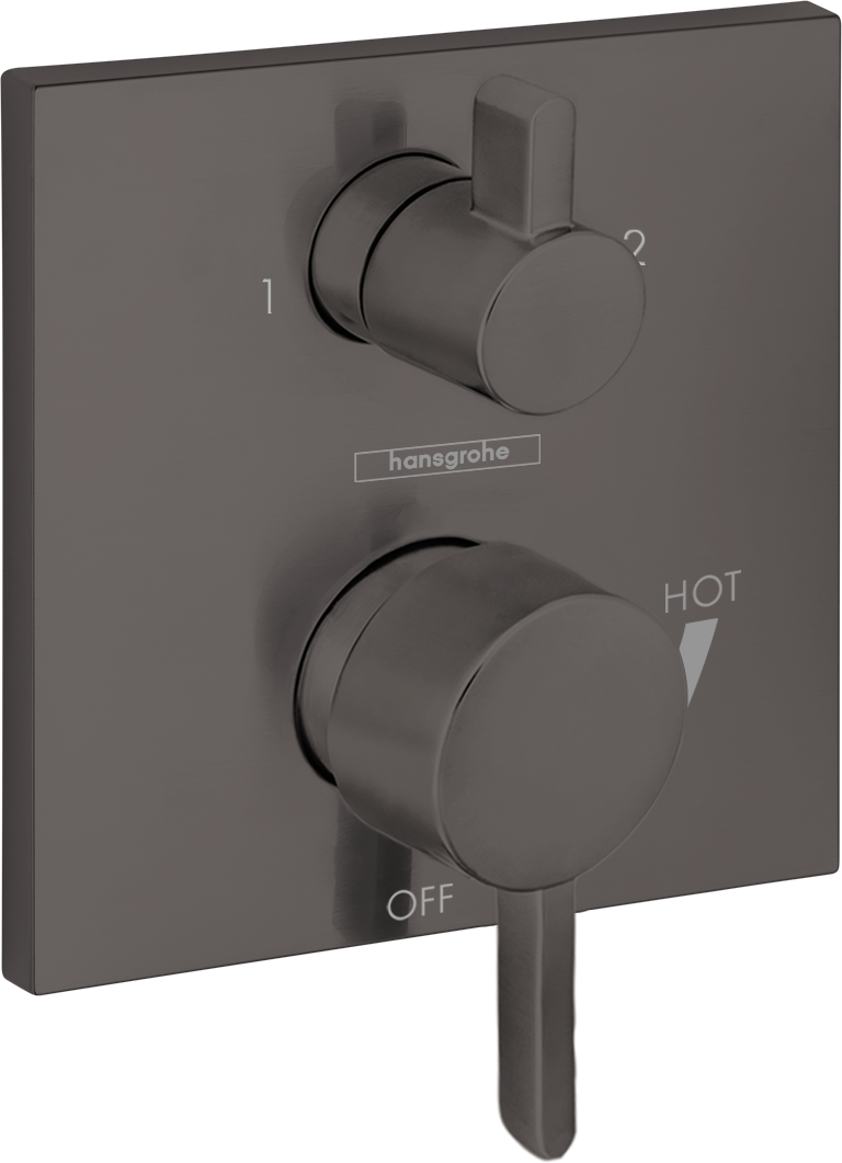 Pressure Balance Trim S Square with Diverter