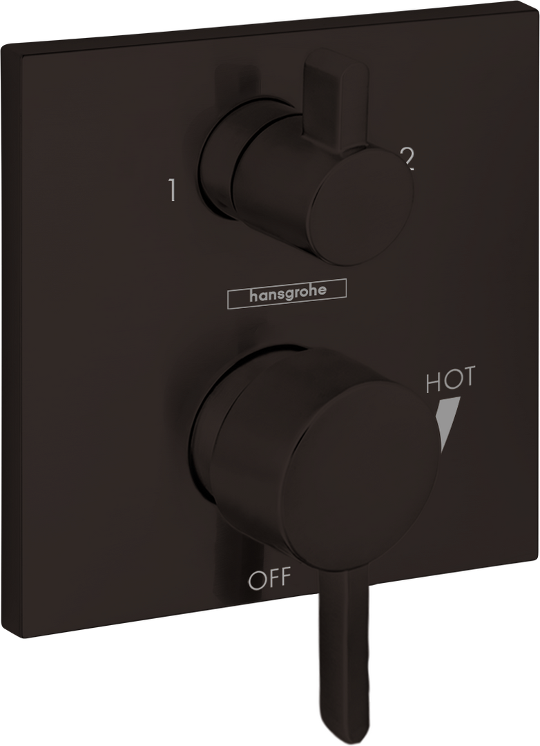 Pressure Balance Trim S Square with Diverter