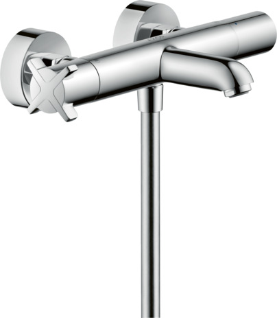 Bath thermostat for exposed installation