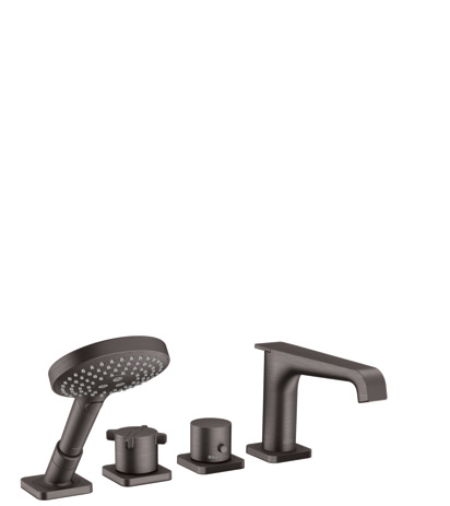 4-hole rim mounted thermostatic bath mixer