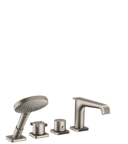 4-hole rim mounted thermostatic bath mixer