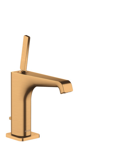 Single lever basin mixer 130 with pin handle and pop-up waste set