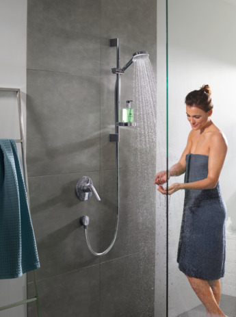 Single lever shower mixer for concealed installation for iBox universal