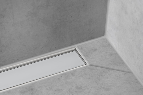 Finish set shower drain 600 with height adjustable frame