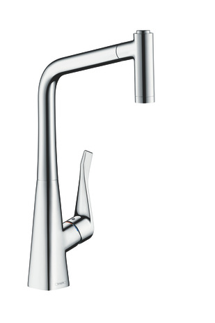 Single lever kitchen mixer 320, pull-out spray, 2jet