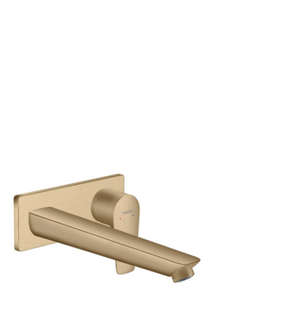 Single lever basin mixer for concealed installation wall-mounted with spout 22.5 cm 2 ticks