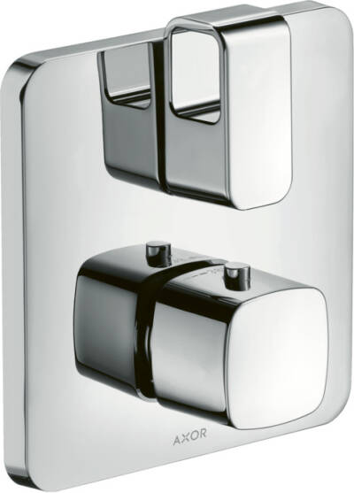 Thermostat for concealed installation with shut-off/ diverter valve