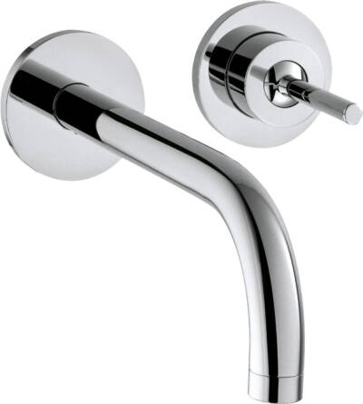 Single lever basin mixer for concealed installation wall-mounted with spout 225 mm and escutcheons
