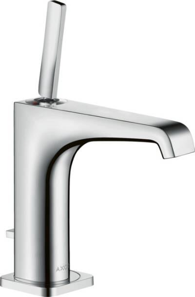 Single lever basin mixer 130 with pin handle and pop-up waste set