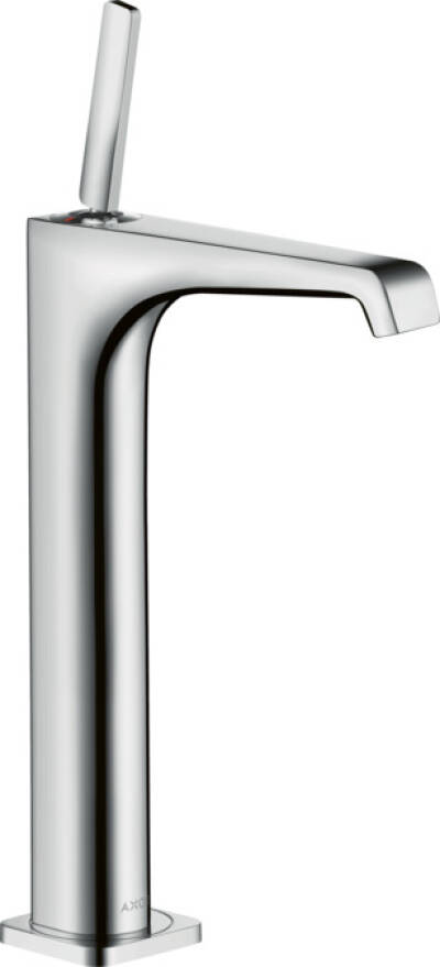 Single lever basin mixer 250 with pin handle for wash bowls with waste set