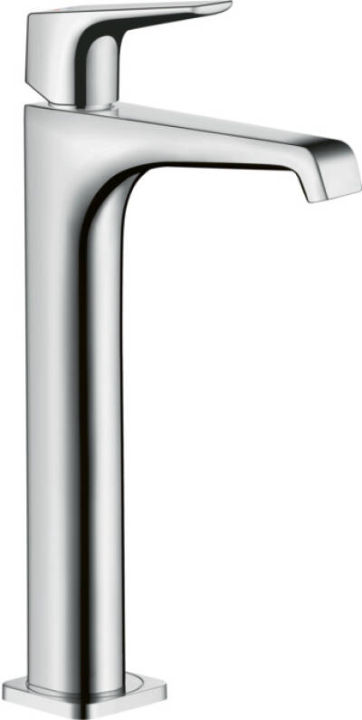 Single lever basin mixer 250 with lever handle for wash bowls with waste set