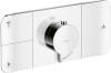 Thermostatic module for concealed installation for 3 functions