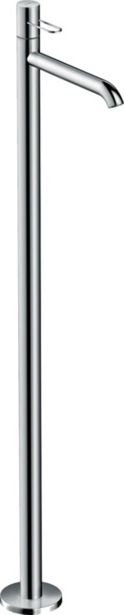 Single lever basin mixer floor-standing with loop handle without waste set