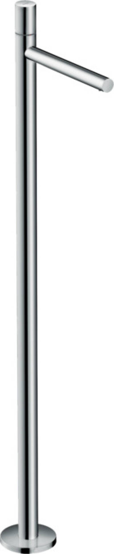 Single lever basin mixer floor-standing with zero handle without waste set