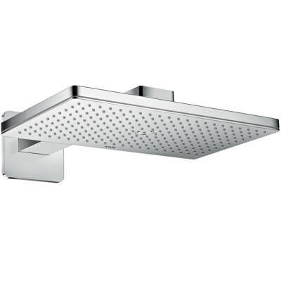 Overhead shower 460/300 1jet with shower arm and softcube escutcheon
