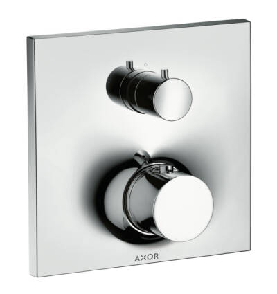 Thermostat for concealed installation with shut-off/ diverter valve