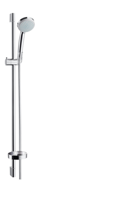 voor mij vruchten Aanval hansgrohe Wallbar sets: Croma 100, Shower set Vario with shower bar 90 cm  and soap dish, 27771000