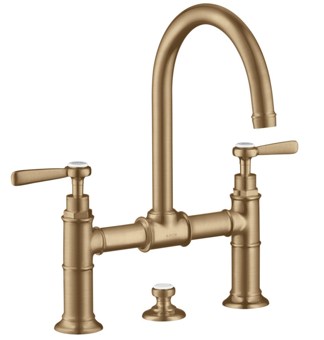 AXOR Montreux Waschtischmischer: brushed bronze, 16511140