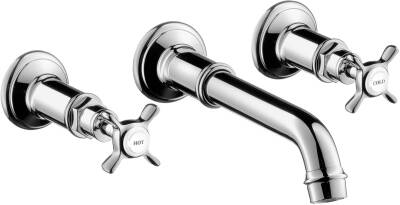 Axor Montreux Wall-Mounted Widespread Faucet Trim with Cross Handles