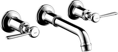 Axor Montreux Wall-Mounted Widespread Faucet Trim with Lever Handles