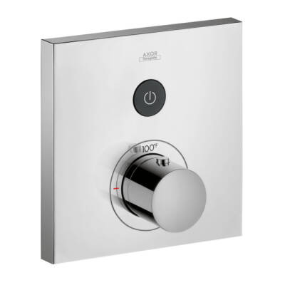 Thermostat for concealed installation square for 1 function