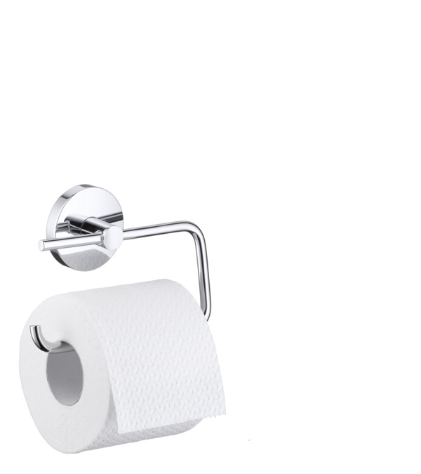 Hansgrohe 40526000 Toilet Paper Holder Polished Chrome for sale online 