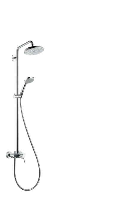 kiem spuiten Oprichter hansgrohe Shower pipes: Croma, 1 spray mode, 27222000