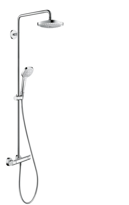 straffen terug diefstal hansgrohe Shower pipes: Croma Select E, 2 spray modes, 27256400