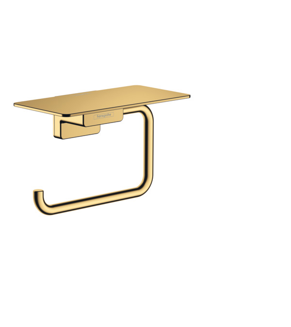 hansgrohe Accessories AddStoris, Toilet paper holder with shelf, 41772990