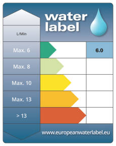 Water Label - 6l/min - 2013