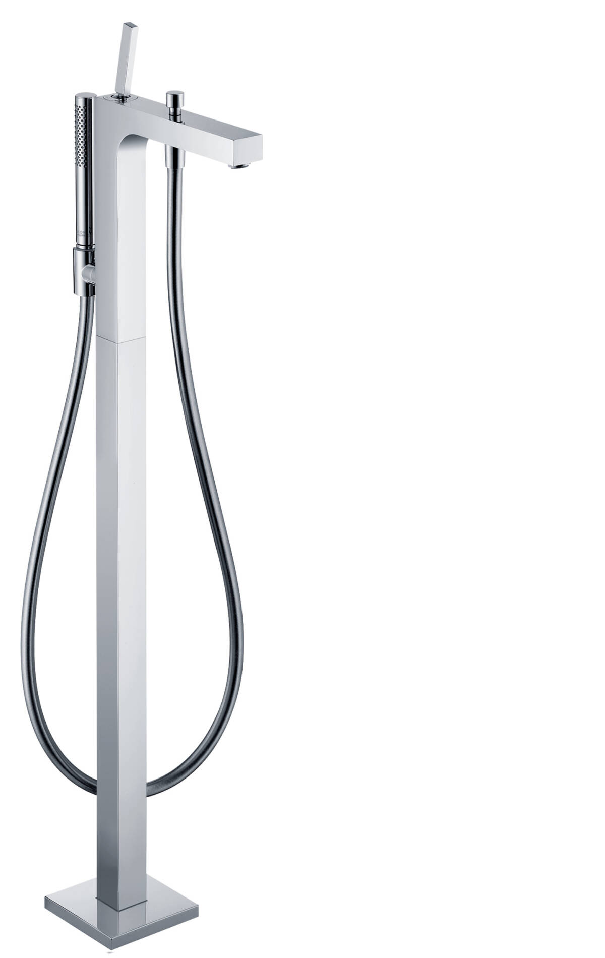 Single lever bath mixer floor-standing with pin handle, Chrome, 39451000