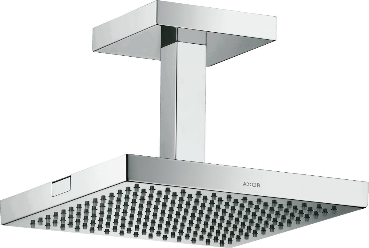 Overhead shower 240/240 1jet with ceiling connection, Chrome, 10929000