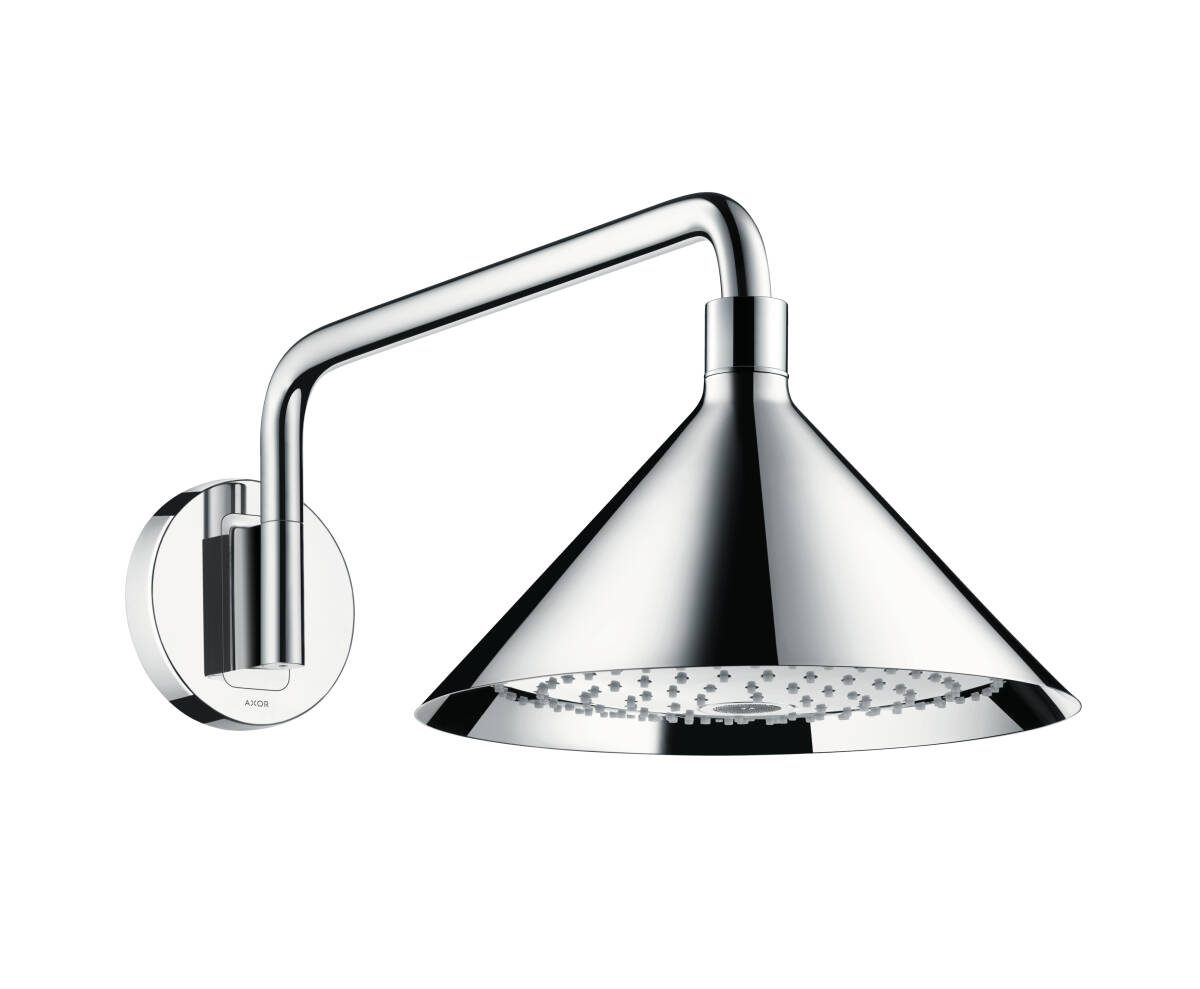 Overhead shower 240 2jet with shower arm, Chrome, 26021000