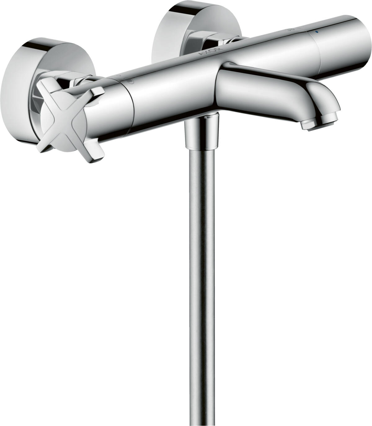 Bath thermostat for exposed installation, Chrome, 36140000