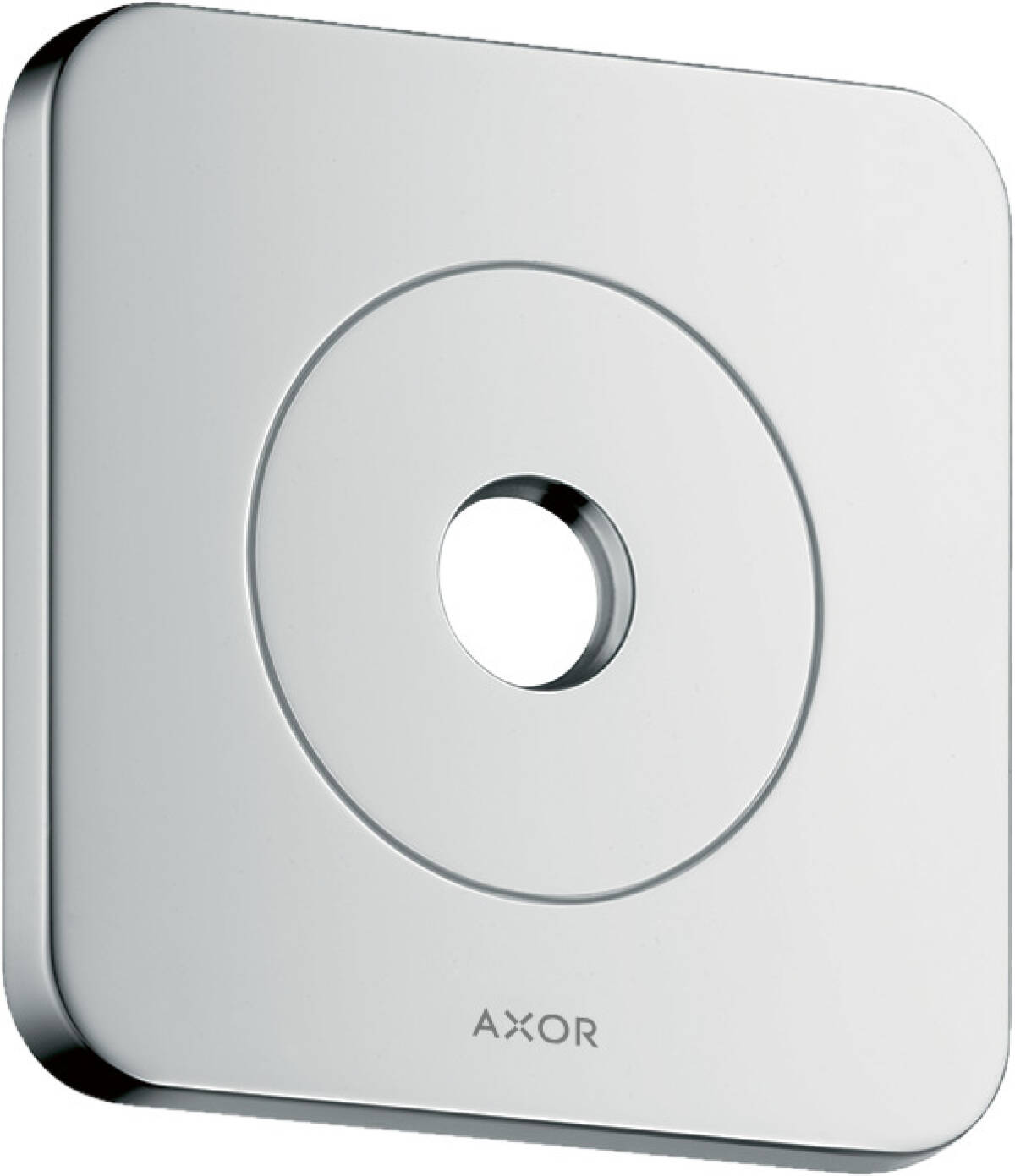 Wall plate 120/120 Softcube, Chrome, 36725000