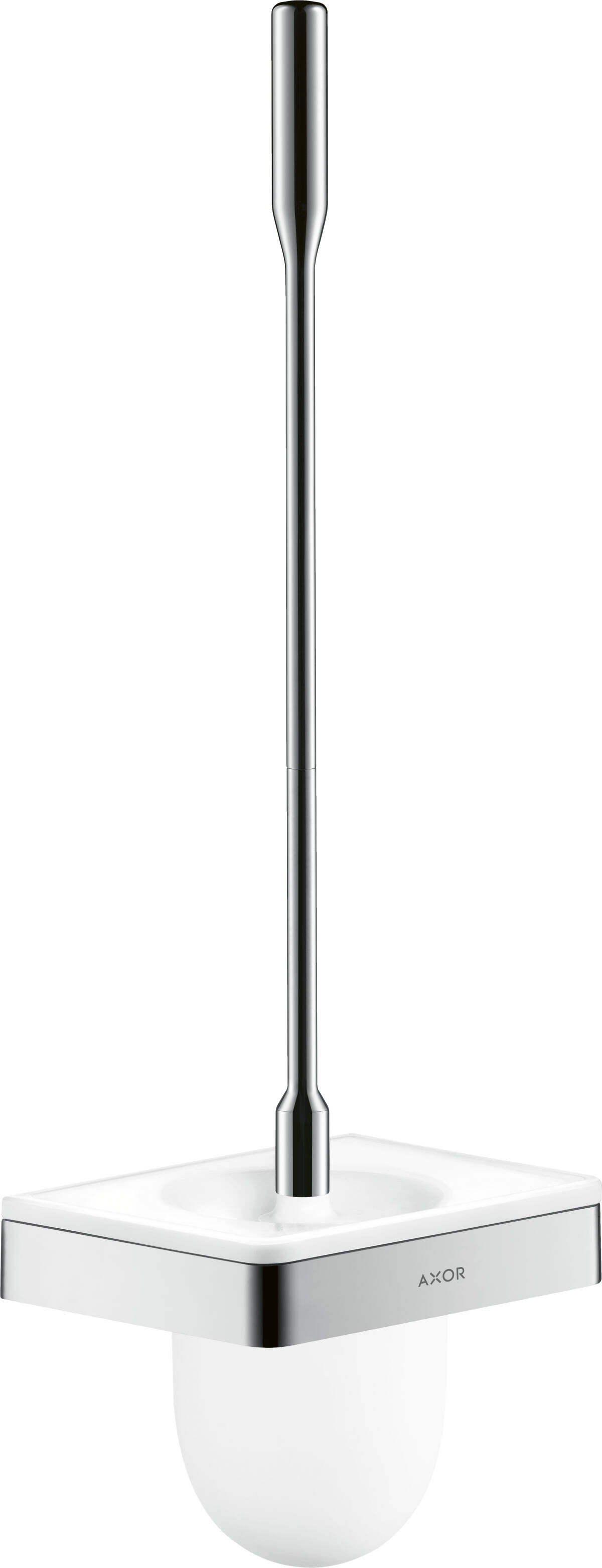 Toilet brush holder wall-mounted, Chrome, 42835000