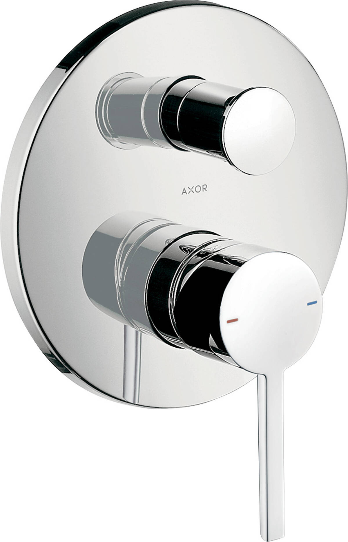 Single lever bath mixer for concealed installation with lever handle, Chrome, 10414000