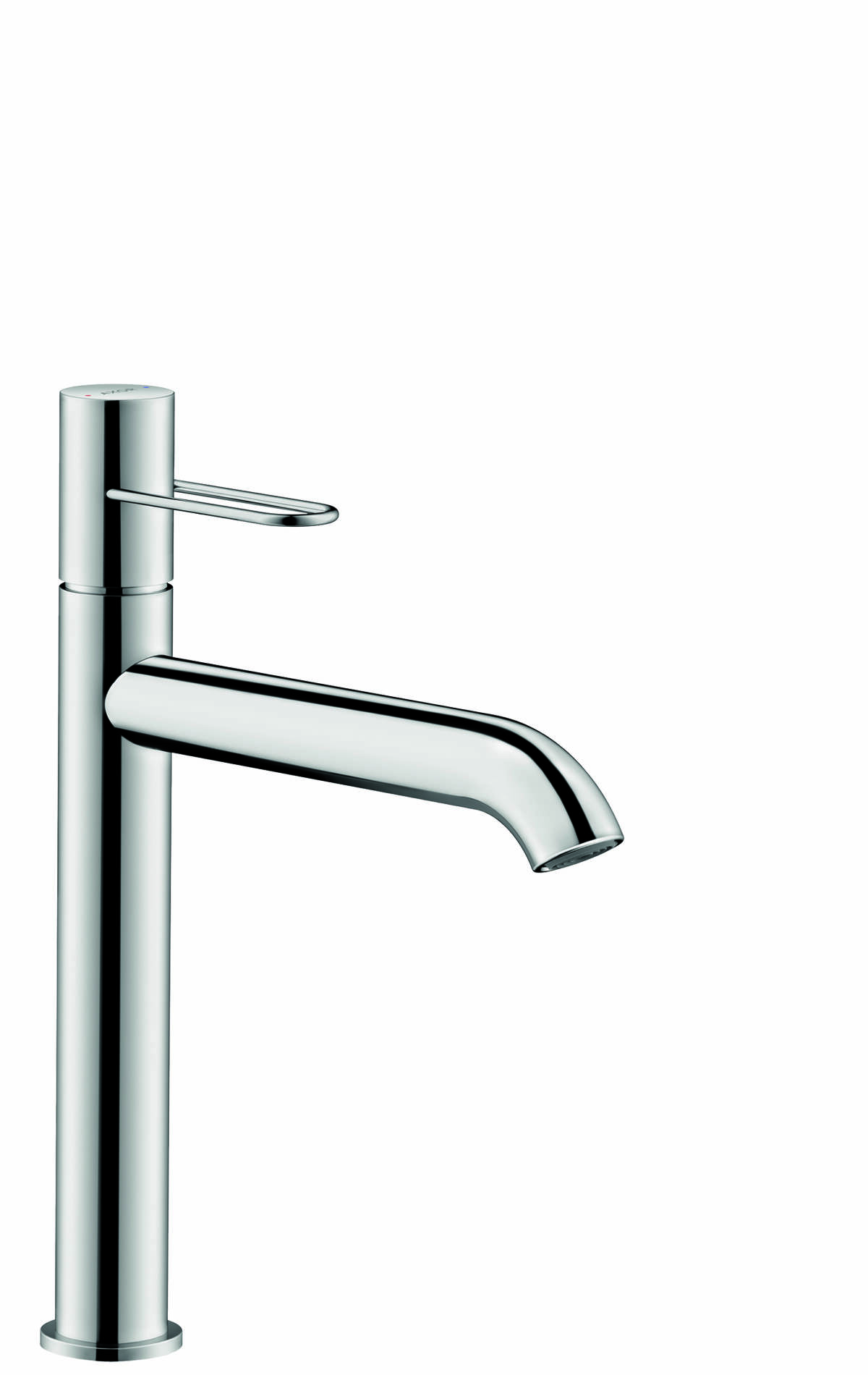 Single lever basin mixer 190 with loop handle for wash bowls and waste set, Chrome, 38032000