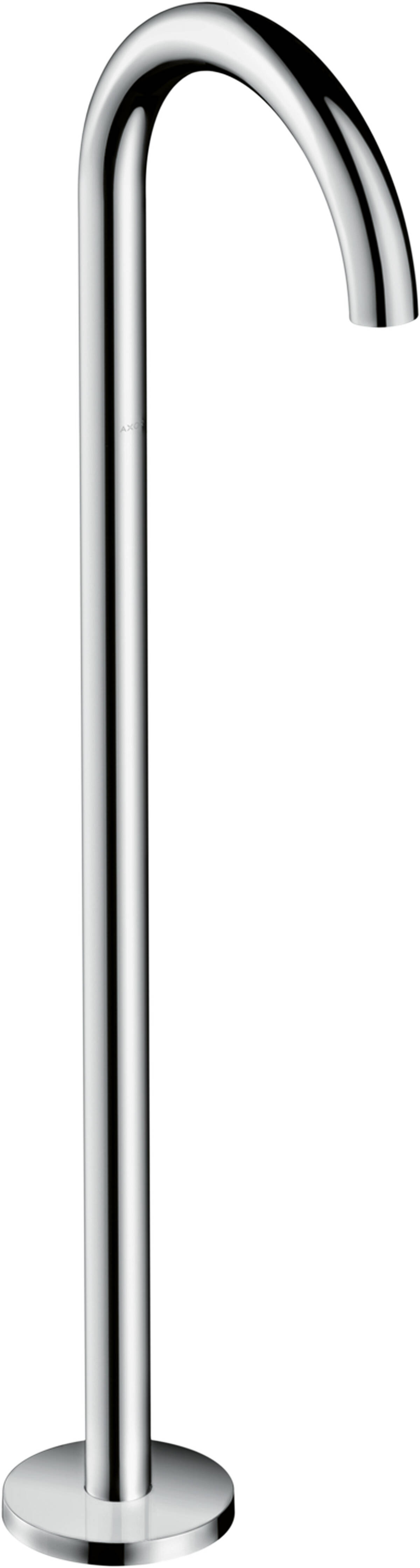 Bath spout curved floor-standing, Chrome, 38412000
