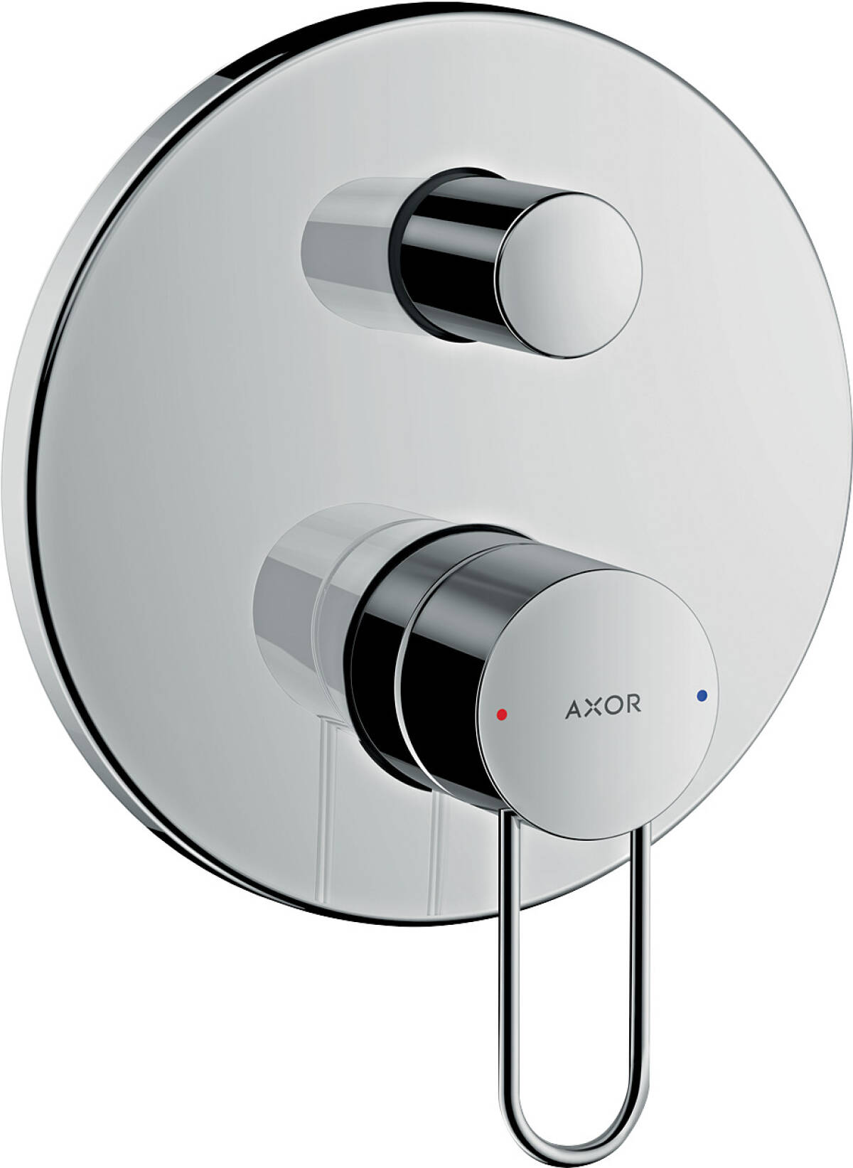 Single lever bath mixer for concealed installation with loop handle and integrated security combination according to EN1717, Brushed Gold Optic, 38428250