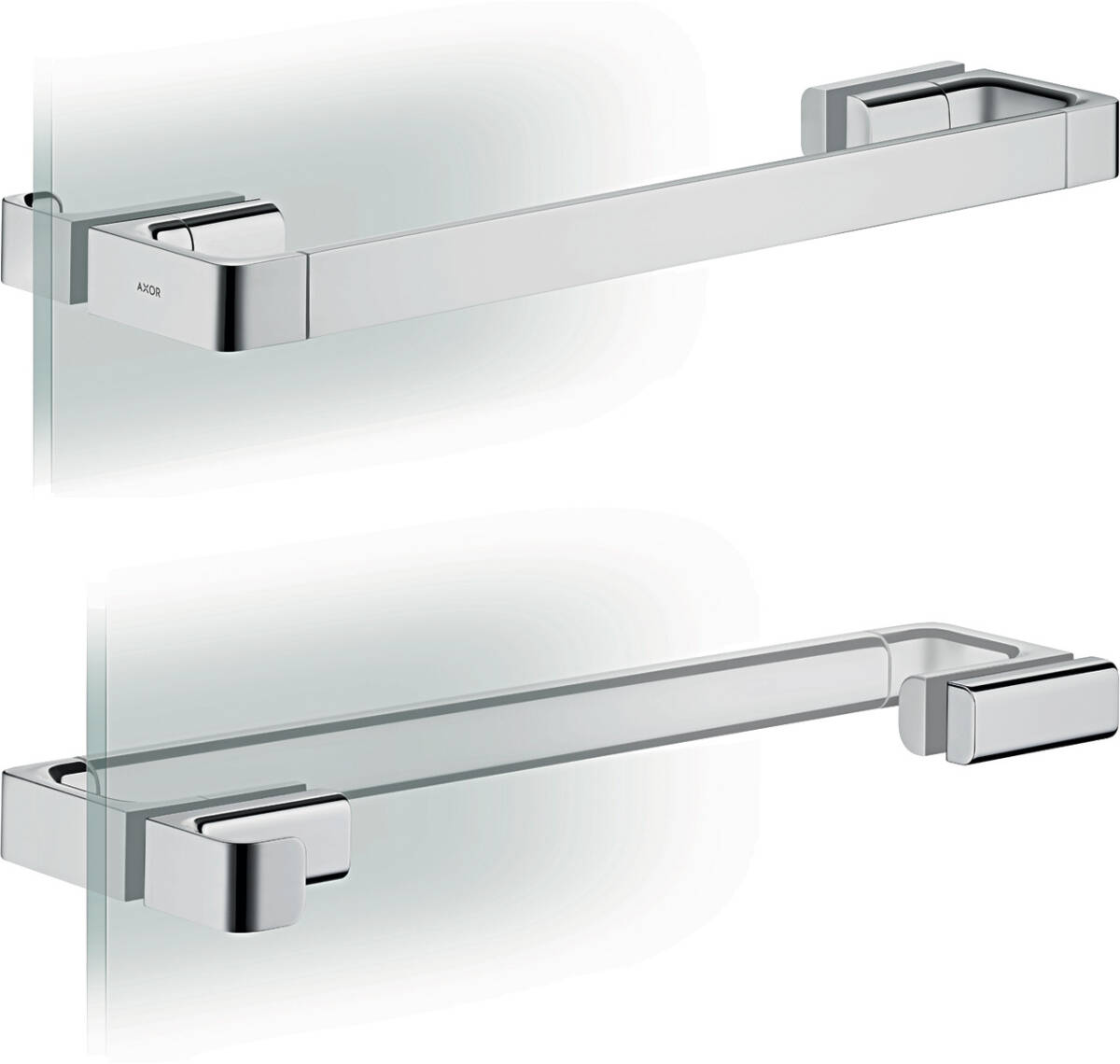 Axor Universal Accessories Shower Door Handle 444 Mm 42837000 Shower Door Handle 444 Mm Chrome