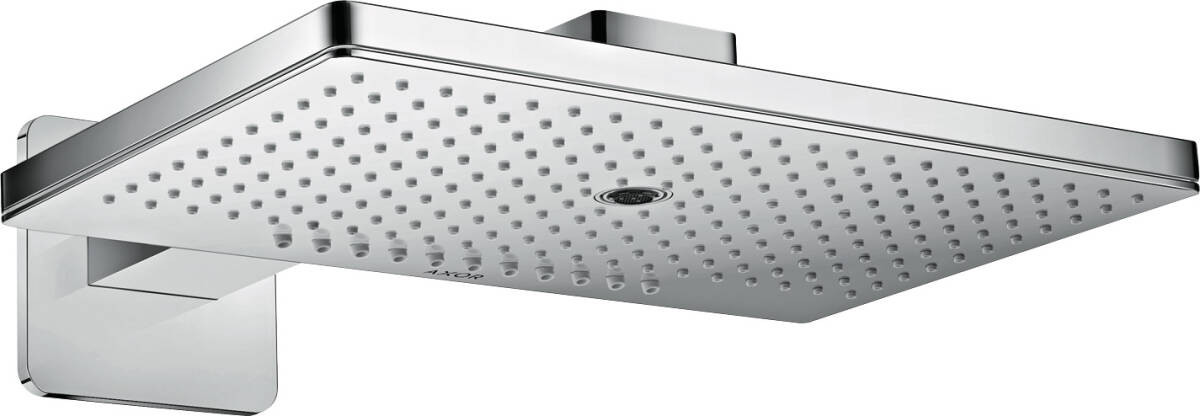 Overhead shower 460/300 3jet with shower arm and softcube escutcheon, Chrome, 35276000