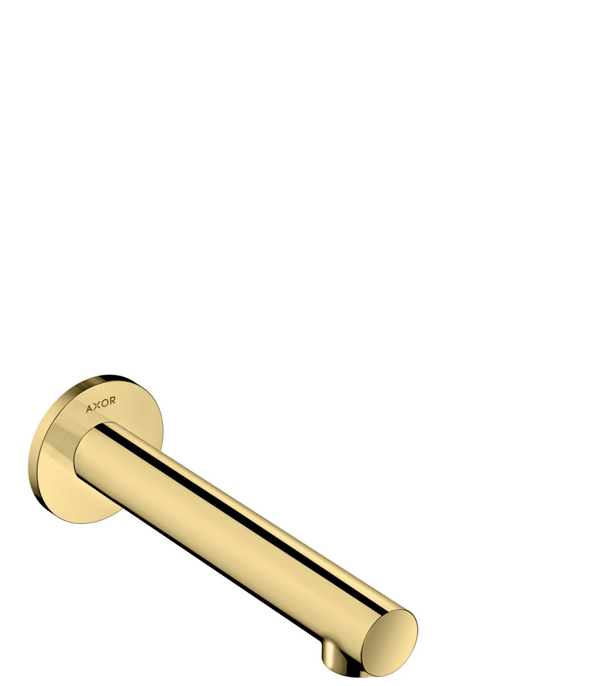 Bath spout straight, Polished Brass, 45410930