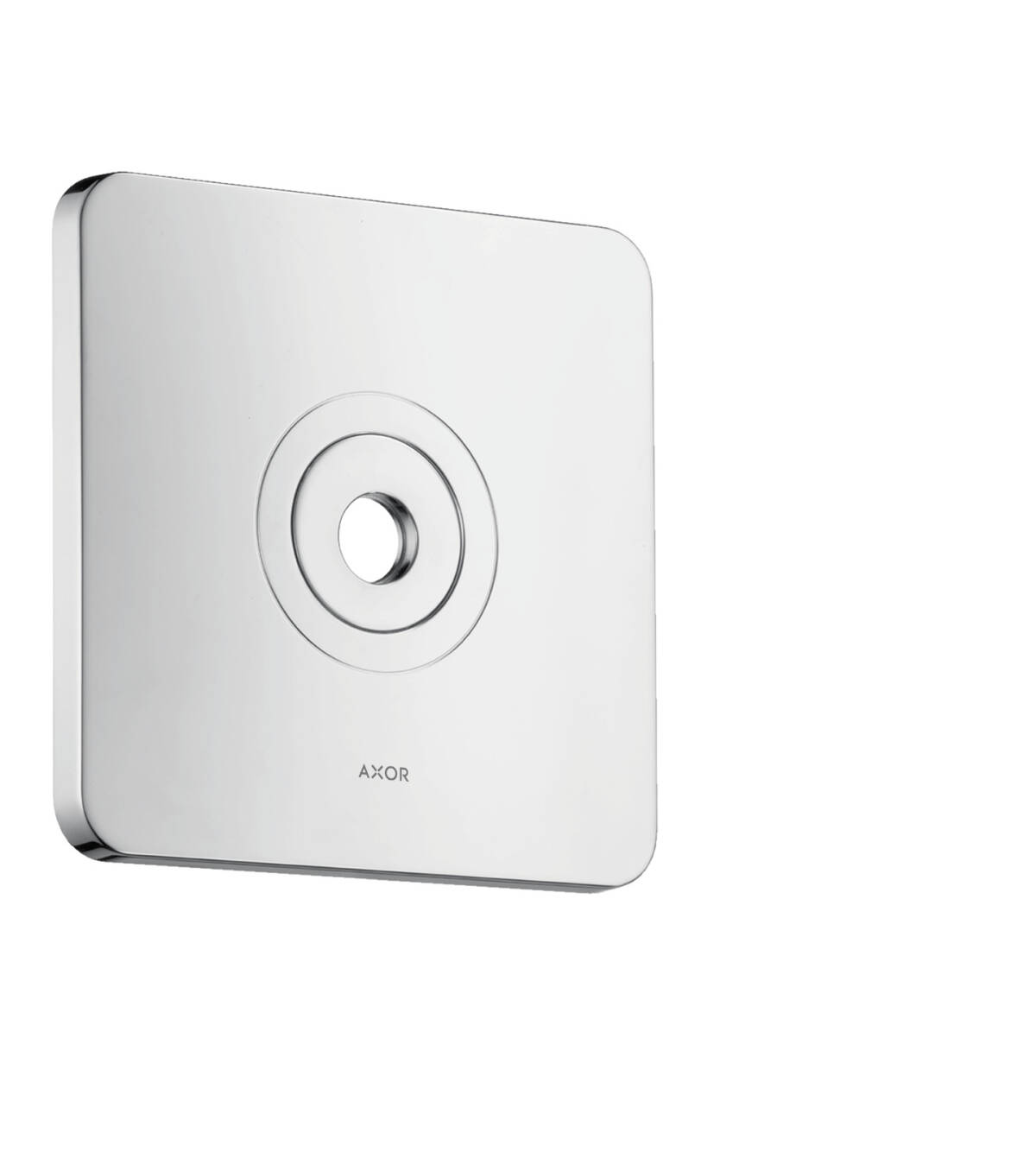 Wall plate softcube, Chrome, 34612001