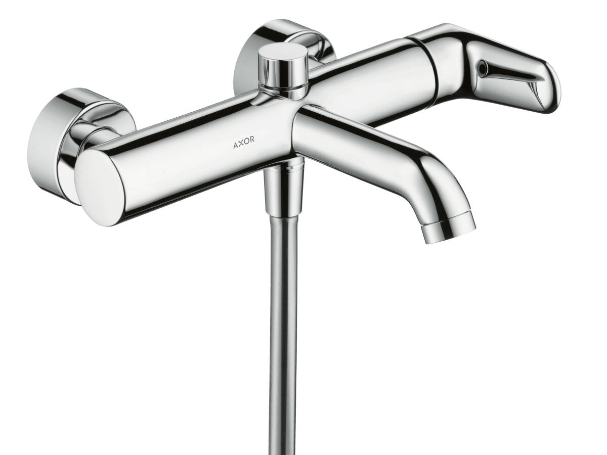 Single lever bath mixer for exposed installation, Chrome, 34420000