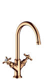 2-handle basin mixer 210 with cross handles and waste set
