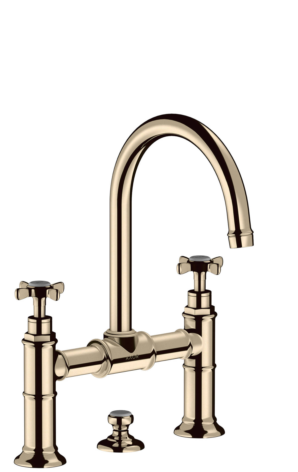 双把手面盆龙头, 抛光镍, 16510830