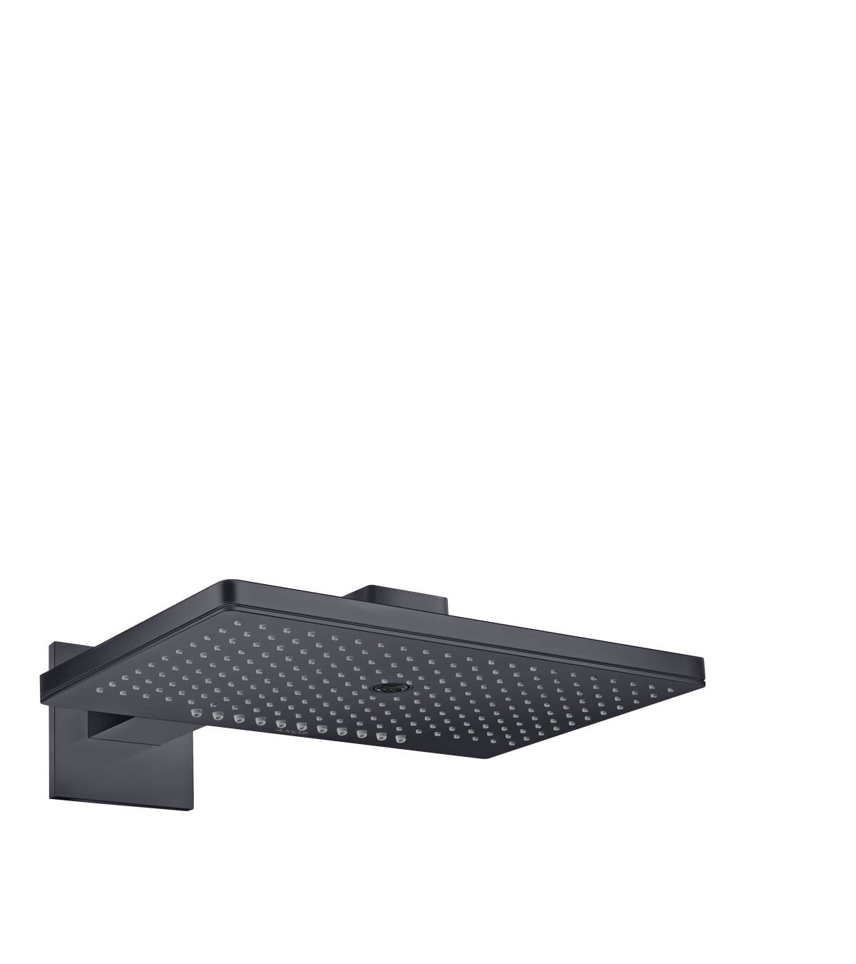 Overhead shower 460/300 3jet with shower arm and square escutcheon, Satin Black, 35282350