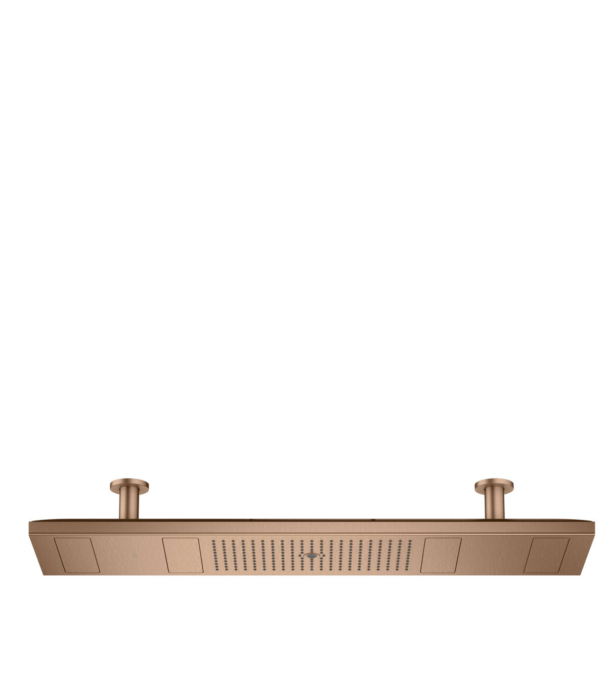 ShowerHeaven 1200/300 4jet with lighting 2700 K, Brushed Red Gold, 10628310